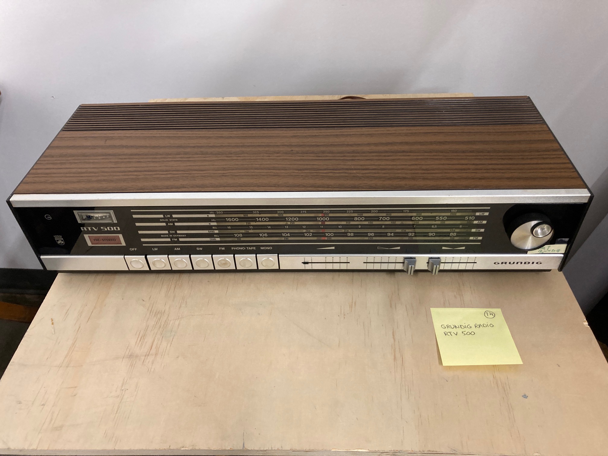 image de Grundig Radio RTV 500